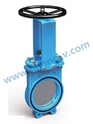 DIN/API cast iron GG25 knife gate valve